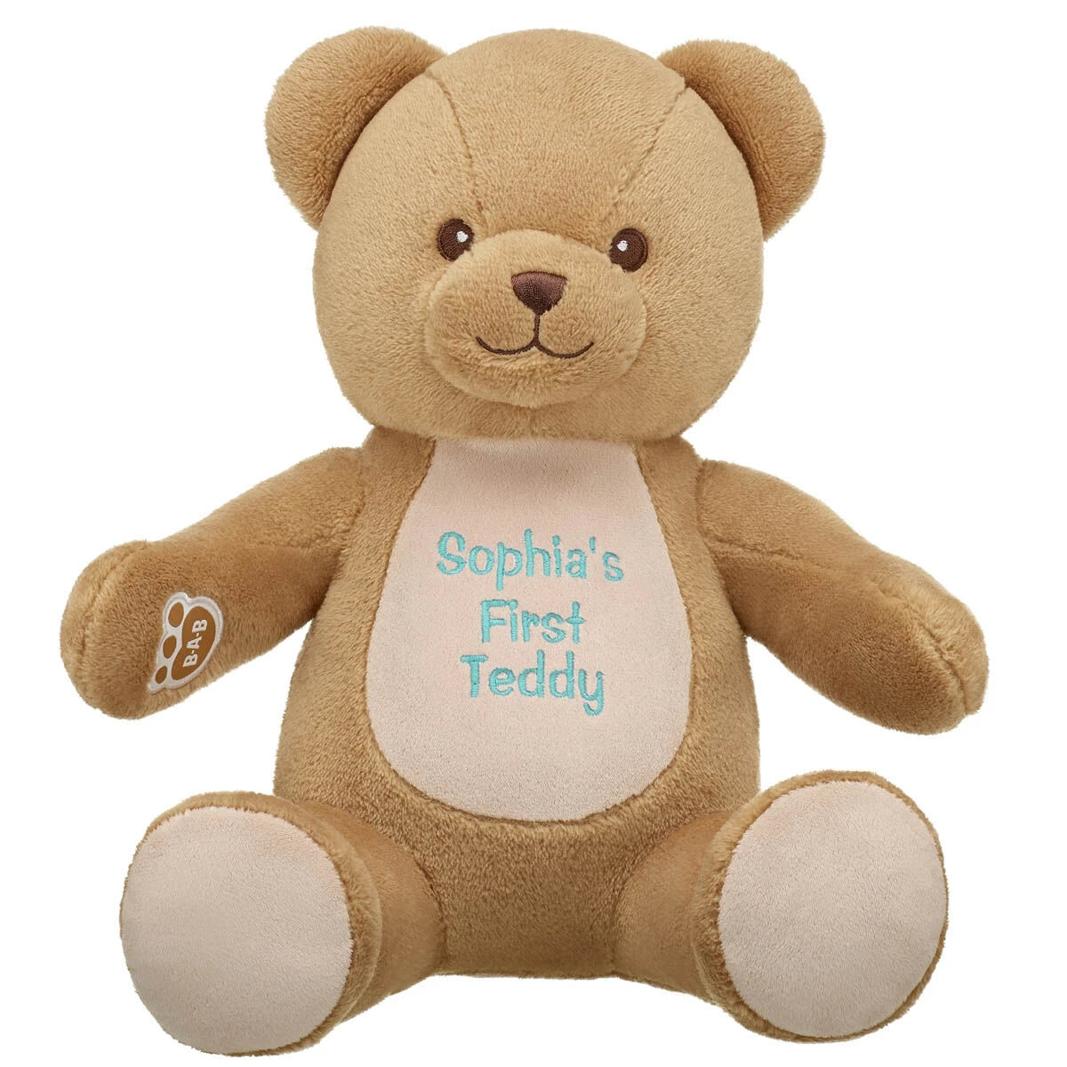 Embroidered Baby Brown Teddy Bear | Build-A-Bear® - US 0591