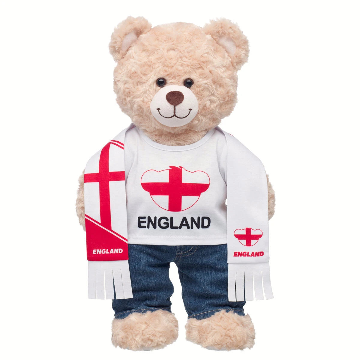 England Scarf & T-Shirt Set | Build-A-Bear - US 6285