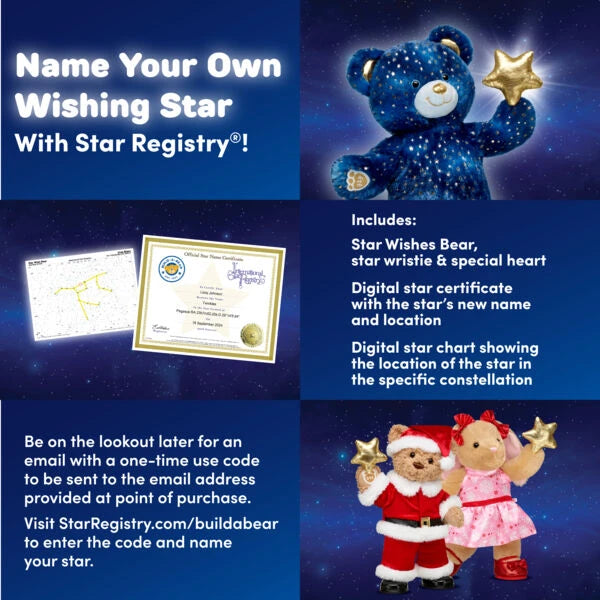 Star Wishes Teddy Bear | Build-A-Bear® - US 6939