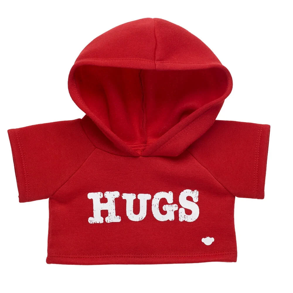 Red Hugs Hoodie for Stuffed Animals | Build-A-Bear® - US 3109
