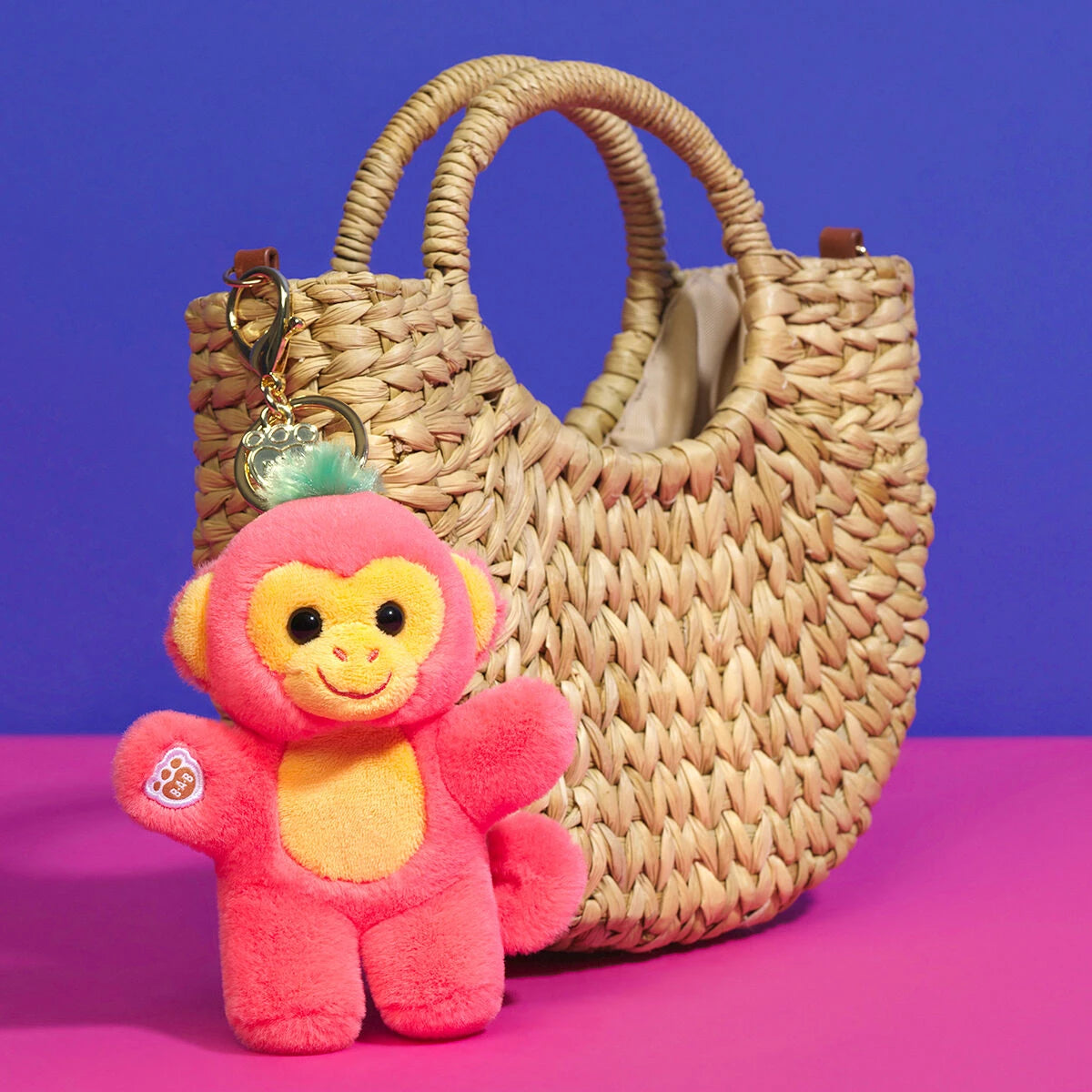 Mango Monkey Bag Charm | Build-A-Bear - US 3706