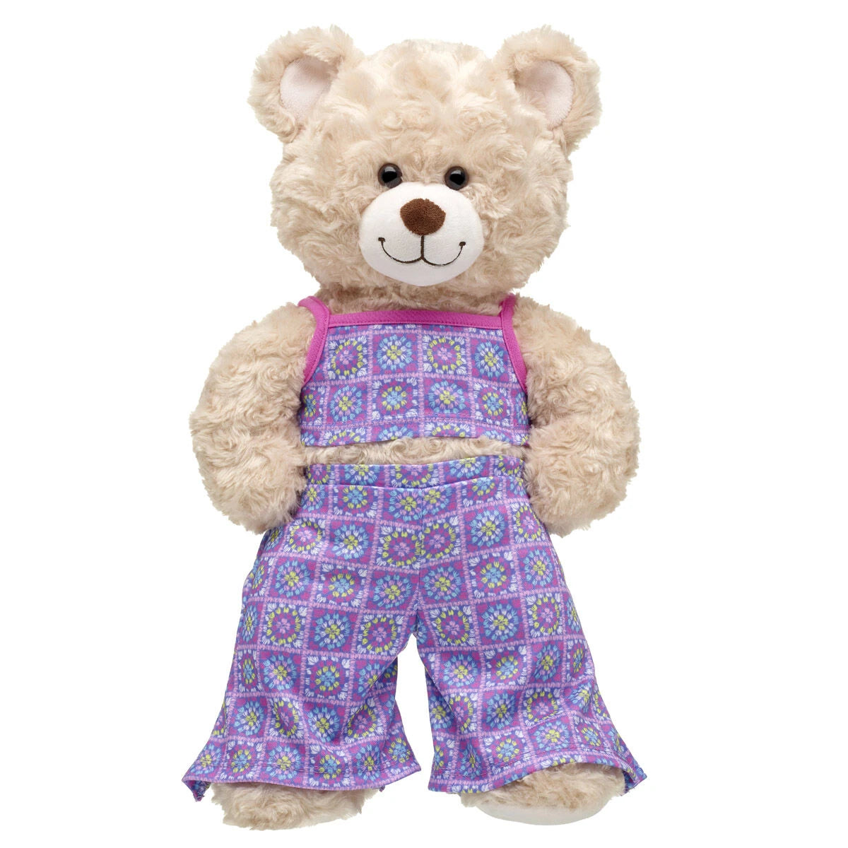 Plush Purple Crochet Jumpsuit Set for Stuffed Animals | Build-A-Bear® - US 9909