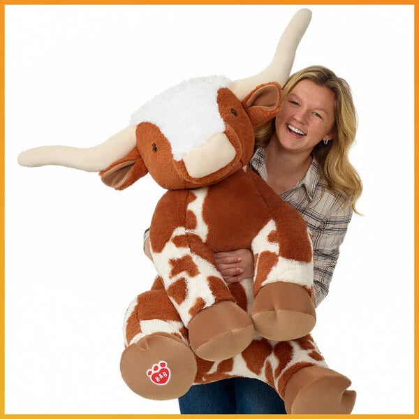 Giant Longhorn Cow Stuffed Animal | Build-A-Bear® - US 6239