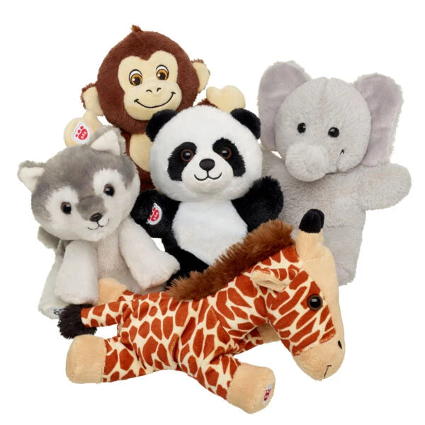 Build-A-Bear Mini Beans Wolf Pup Stuffed Animal | Build-A-Bear® - US 8354