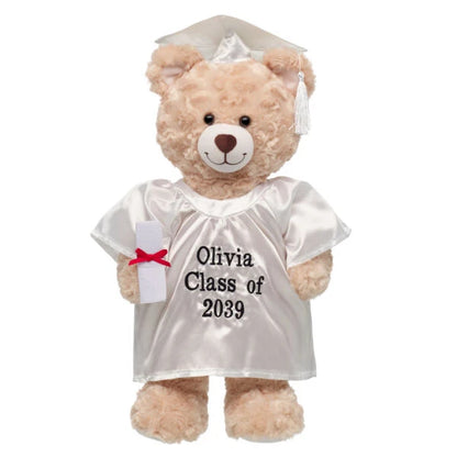 Personalized Embroidered White Graduation Set | Build A Bear - US 6090