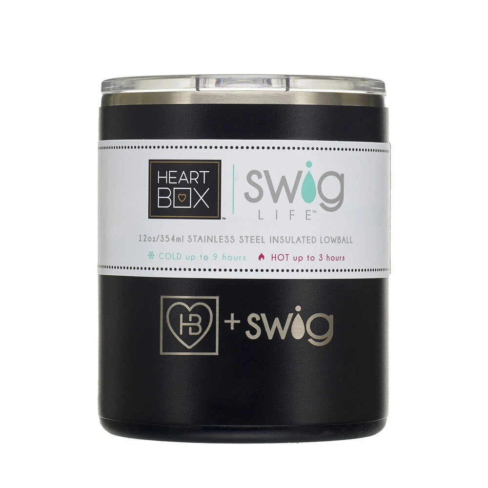 12 oz. HeartBox x Swig Life Stainless Steel Insulated Lowball | Build-A-Bear® - US 6676
