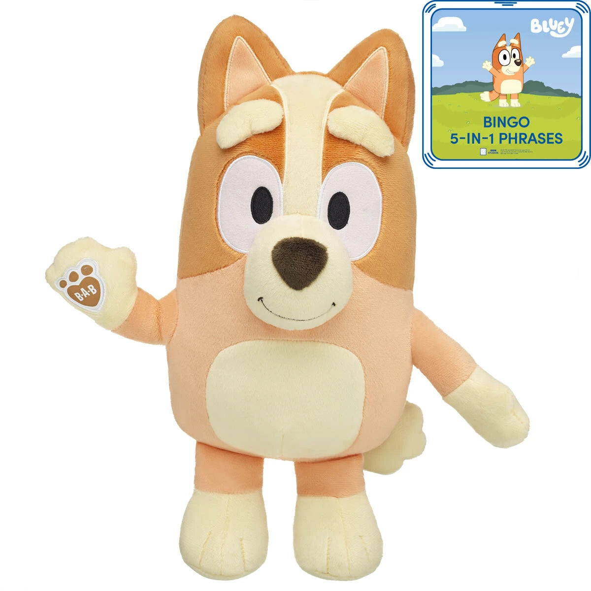 Talking Bingo Plush | Shop Bluey at Build-A-Bear® - US 2708