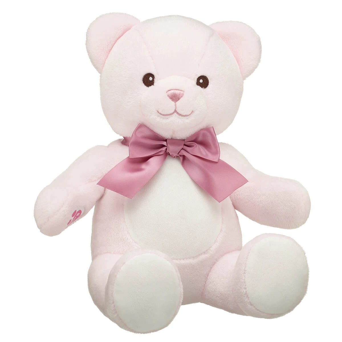 Baby Pink Teddy Bear with Gifting Bow | Build-A-Bear® - US 0240