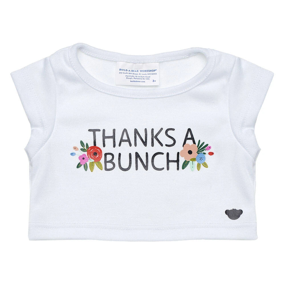 Thanks a Bunch T-Shirt for Stuffed Animals | Build-A-Bear® - US 5269