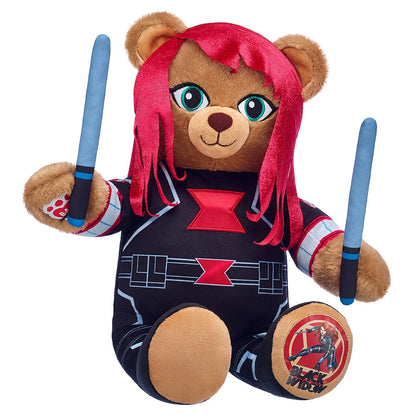 Marvel Black Widow Inspired Teddy Bear | Build-A-Bear® - US 3362