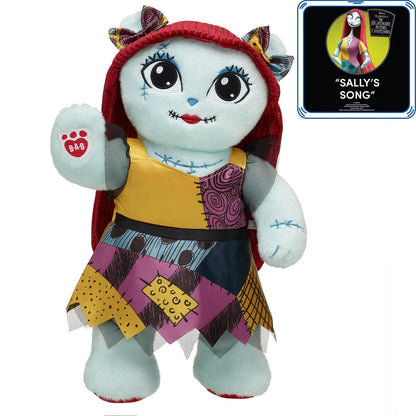 Online Exclusive Disney Tim Burton's The Nightmare Before Christmas Sweet Sally Plush Gift Set with Sound | Build-A-Bear® - US 0565