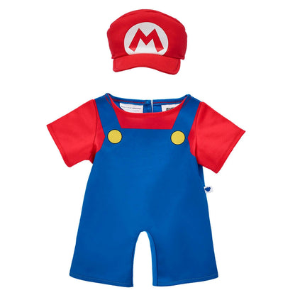 Super Mario Happy Hugs Teddy Bear Mario Gift Set | Build-A-Bear - US 2607
