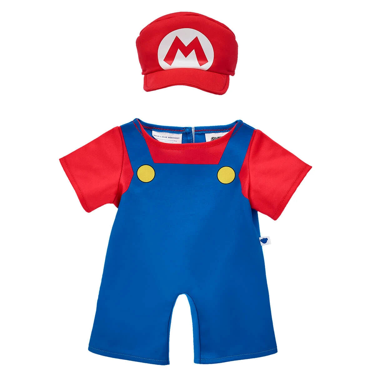 Super Mario Happy Hugs Teddy Bear Mario Gift Set | Build-A-Bear - US 4081