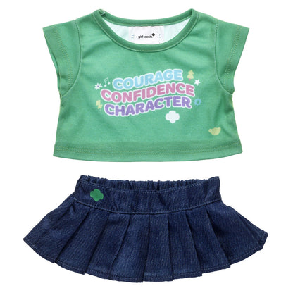 Girl Scout Cookie Teddy Bear Brownie Gift Set | BAB - US 1364