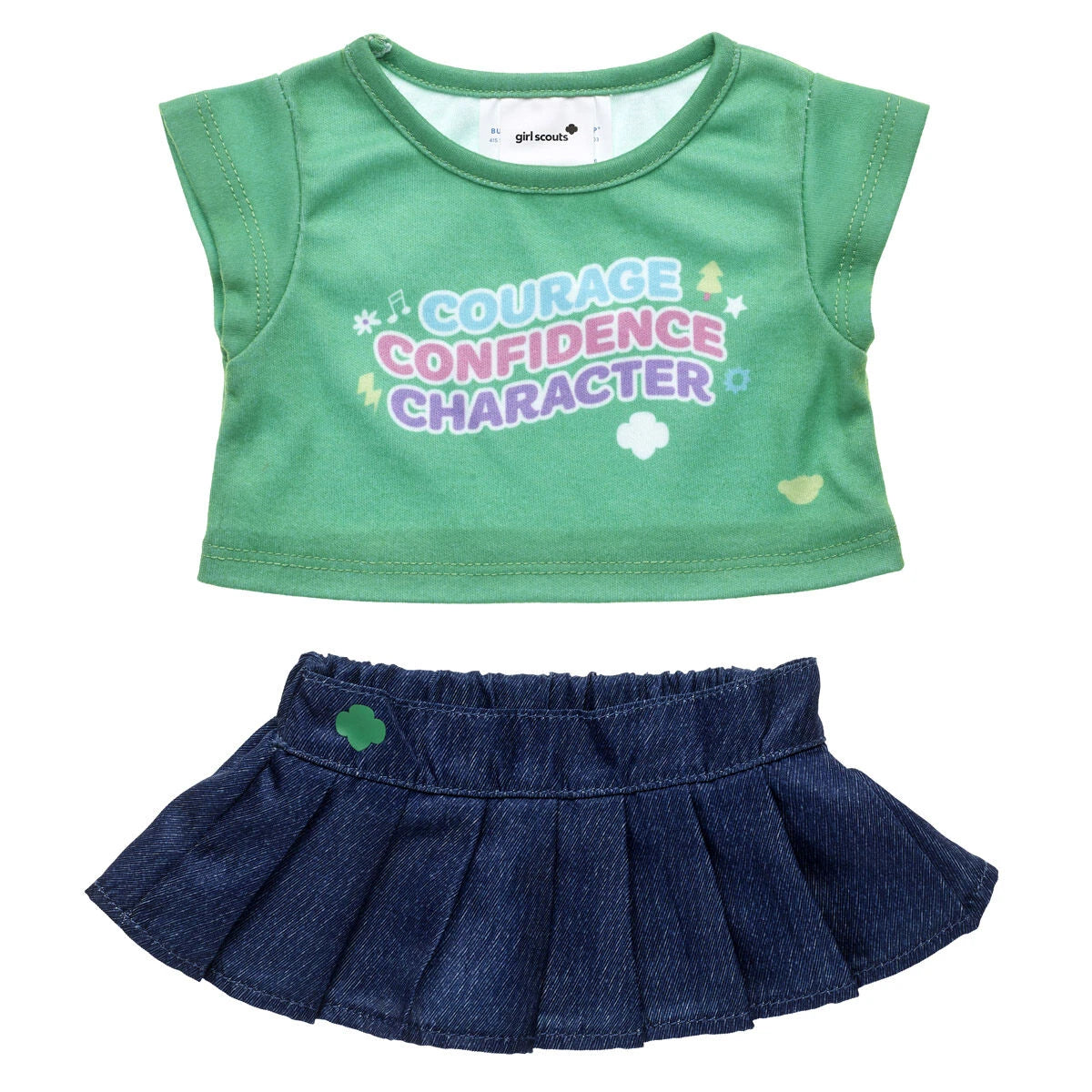Girl Scout Denim Skirt Set | Build-A-Bear - US 7361