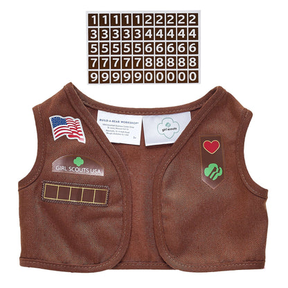 Girl Scout Cookie Teddy Bear Brownie Gift Set | BAB - US 5881