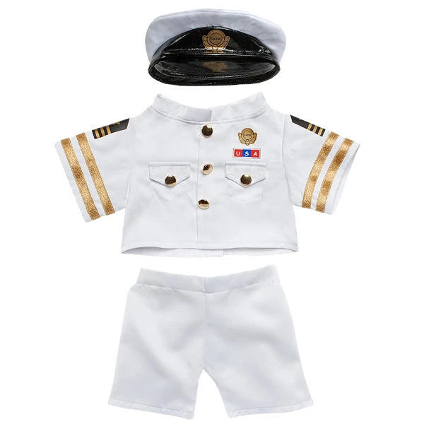 Happy Hugs Teddy Bear Naval Officer Gift Set | Build-A-Bear® - US 9688