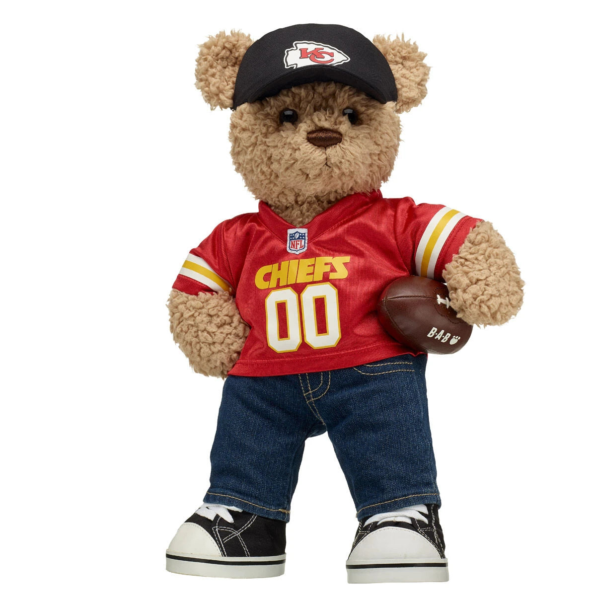 Kansas City Chiefs Timeless Teddy Bear Football Gift Set - US 7557