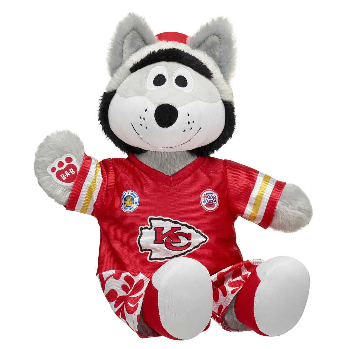 KC Wolf Plush for Kansas City Chiefs Fans | Build-A-Bear® - US 2550