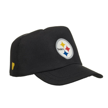 Pittsburgh Steelers Happy Hugs Teddy Bear Hat &amp; Football Set - US 7518