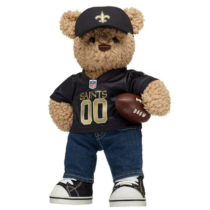 New Orleans Saints Timeless Teddy Bear Football Gift Set - US 4853