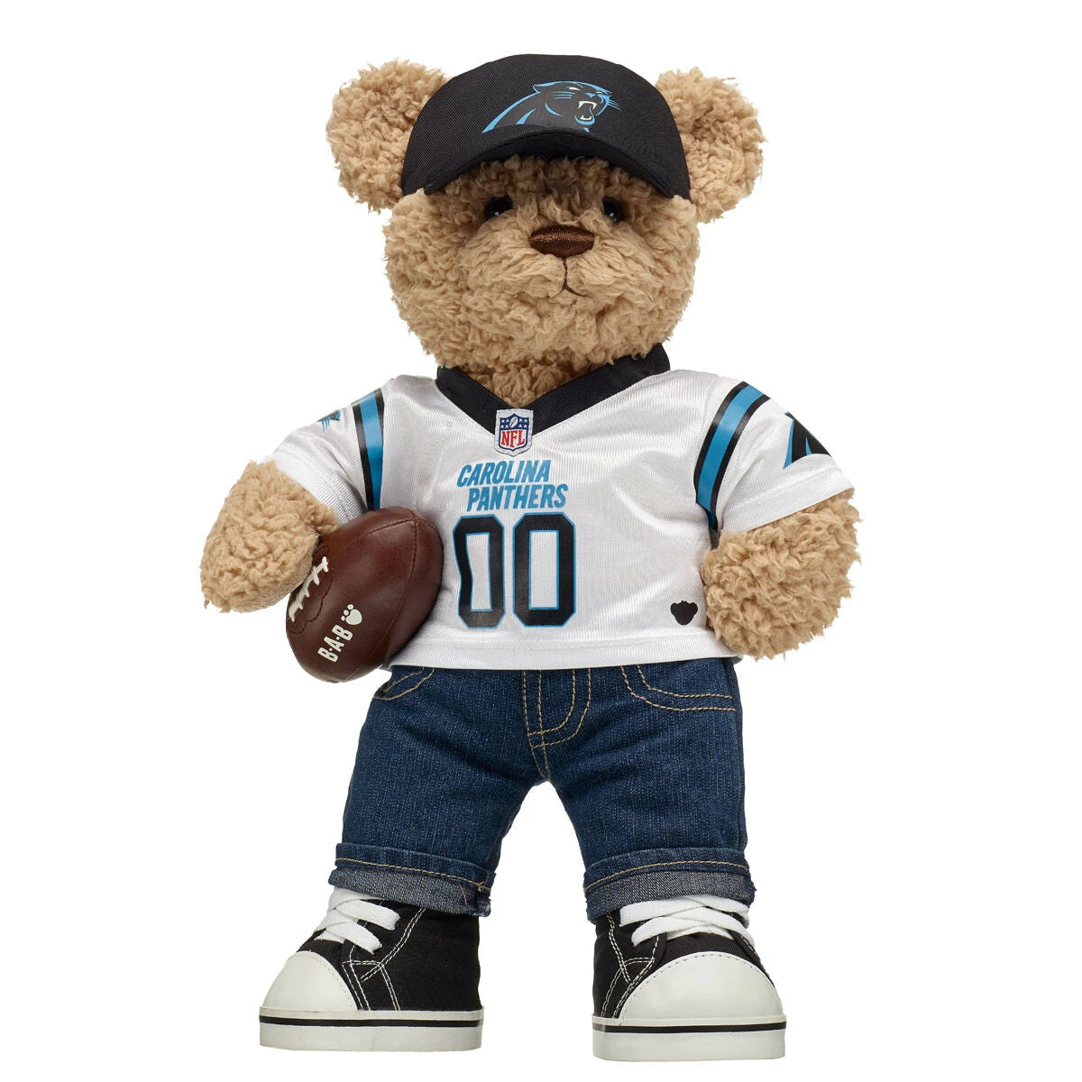Carolina Panthers Timeless Teddy Bear Football Gift Set - US 7764