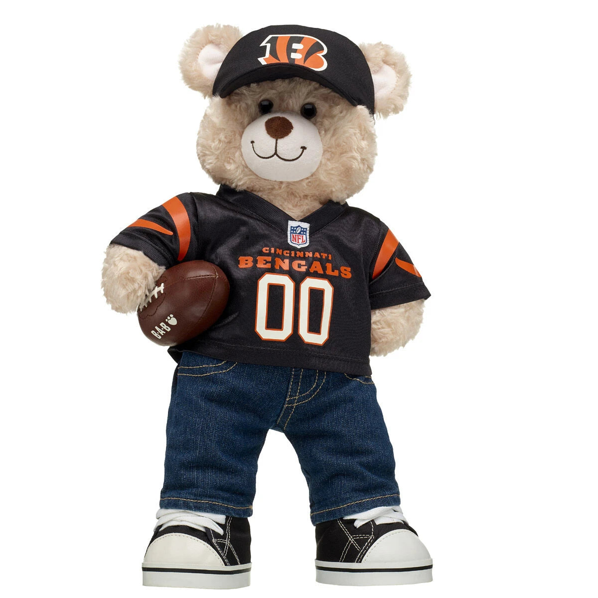 Cincinnati Bengals Happy Hugs Teddy Bear Football Gift Set - US 4870