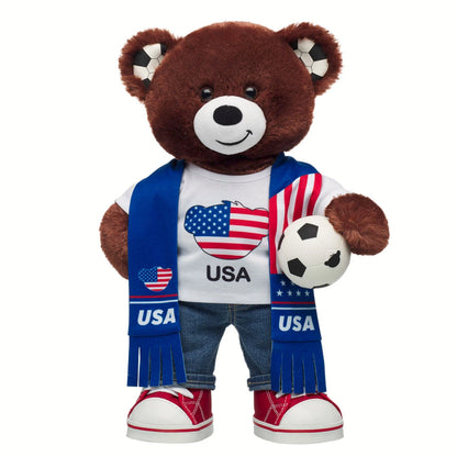 Let's Goal Bear USA Gift Set | Build-A-Bear - US 5651