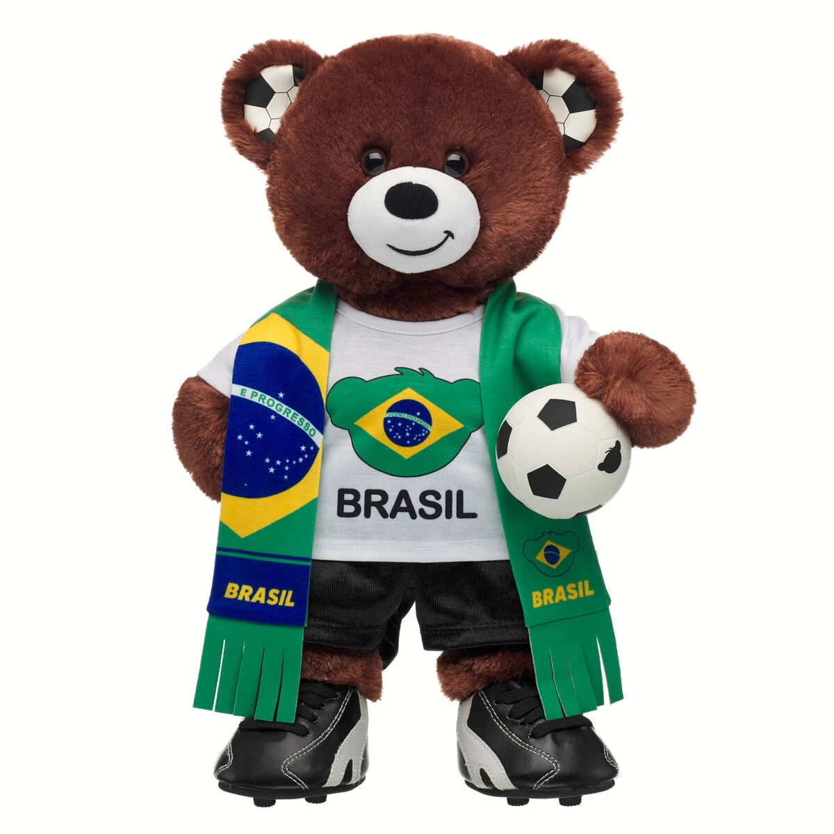 Let's Goal Bear Brasil Gift Set | Build-A-Bear - US 6520
