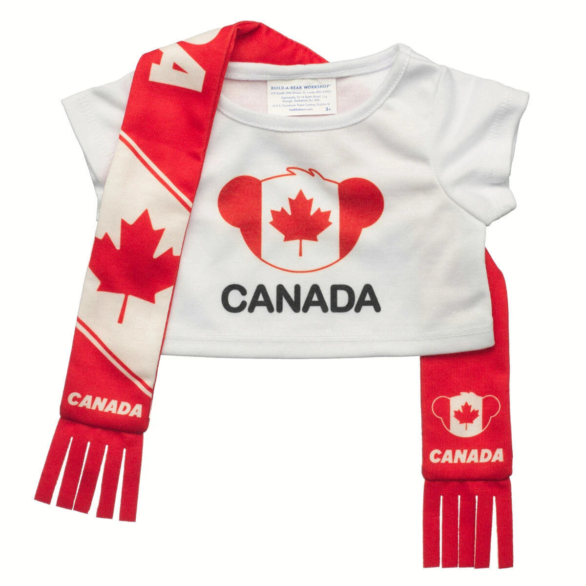 Let's Goal Bear Canada Gift Set | Build-A-Bear - US 7787