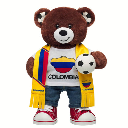 Let's Goal Bear Colombia Gift Set | Build-A-Bear - US 3962
