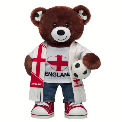 Let's Goal Bear England Gift Set | Build-A-Bear - US 2631