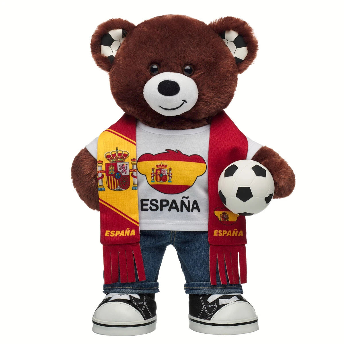 Let's Goal Bear Spain Gift Set | Build-A-Bear - US 2050