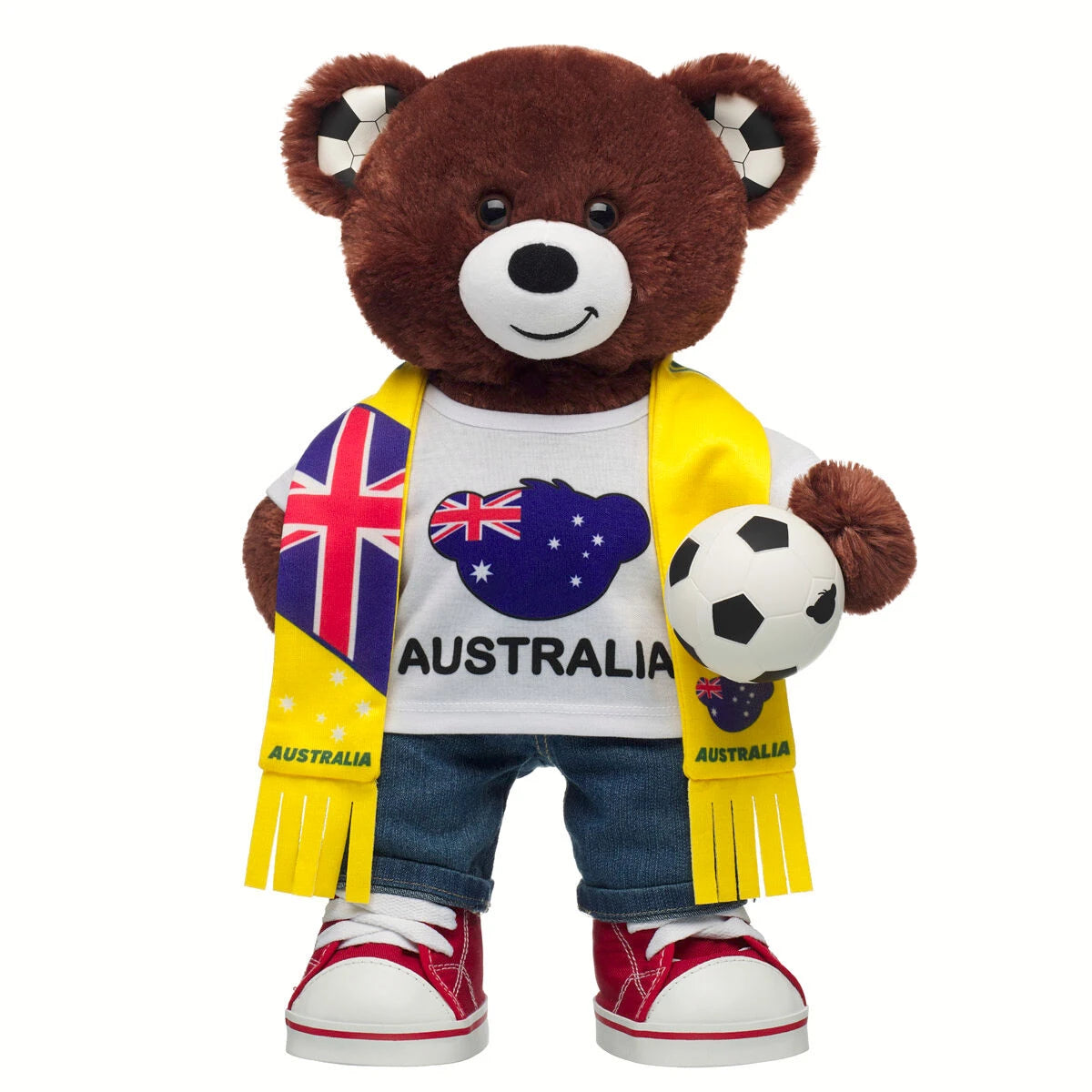 Let's Goal Bear Australia Gift Set | Build-A-Bear - US 1139