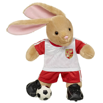 Pawlette™ Plush Red Soccer Set &amp; Soccer Ball | Build-A-Bear® - US 8090