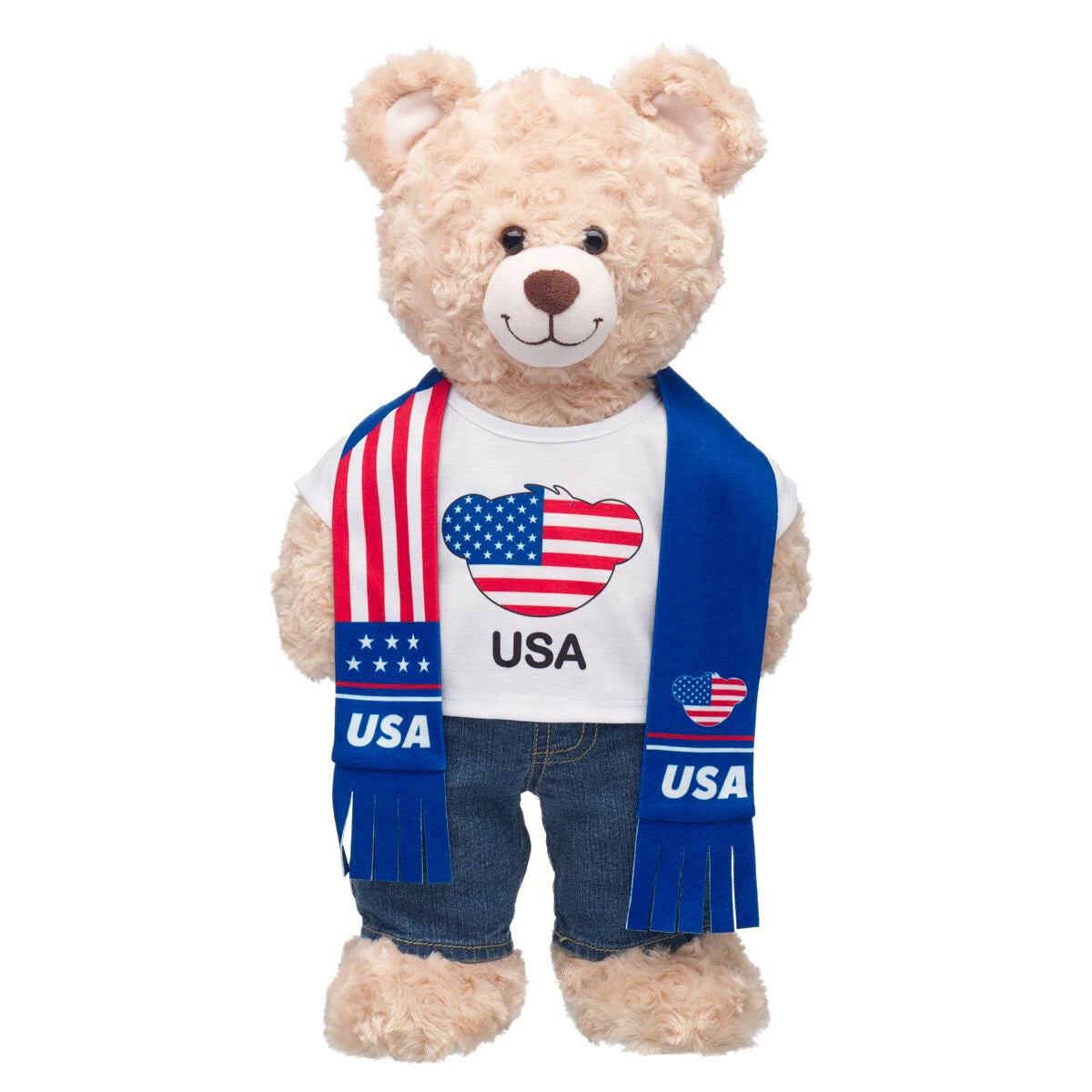 USA Scarf &amp; T-Shirt Set | Build-A-Bear - US 4353