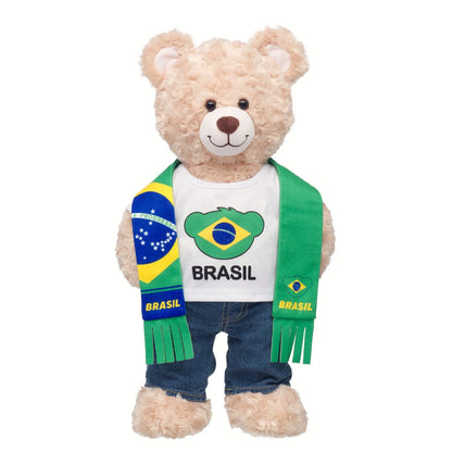 Brazil Scarf &amp; T-Shirt Set | Build-A-Bear - US 8632