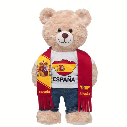 Spain Scarf &amp; T-Shirt Set | Build-A-Bear - US 3371
