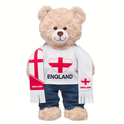 England Scarf &amp; T-Shirt Set | Build-A-Bear - US 7723
