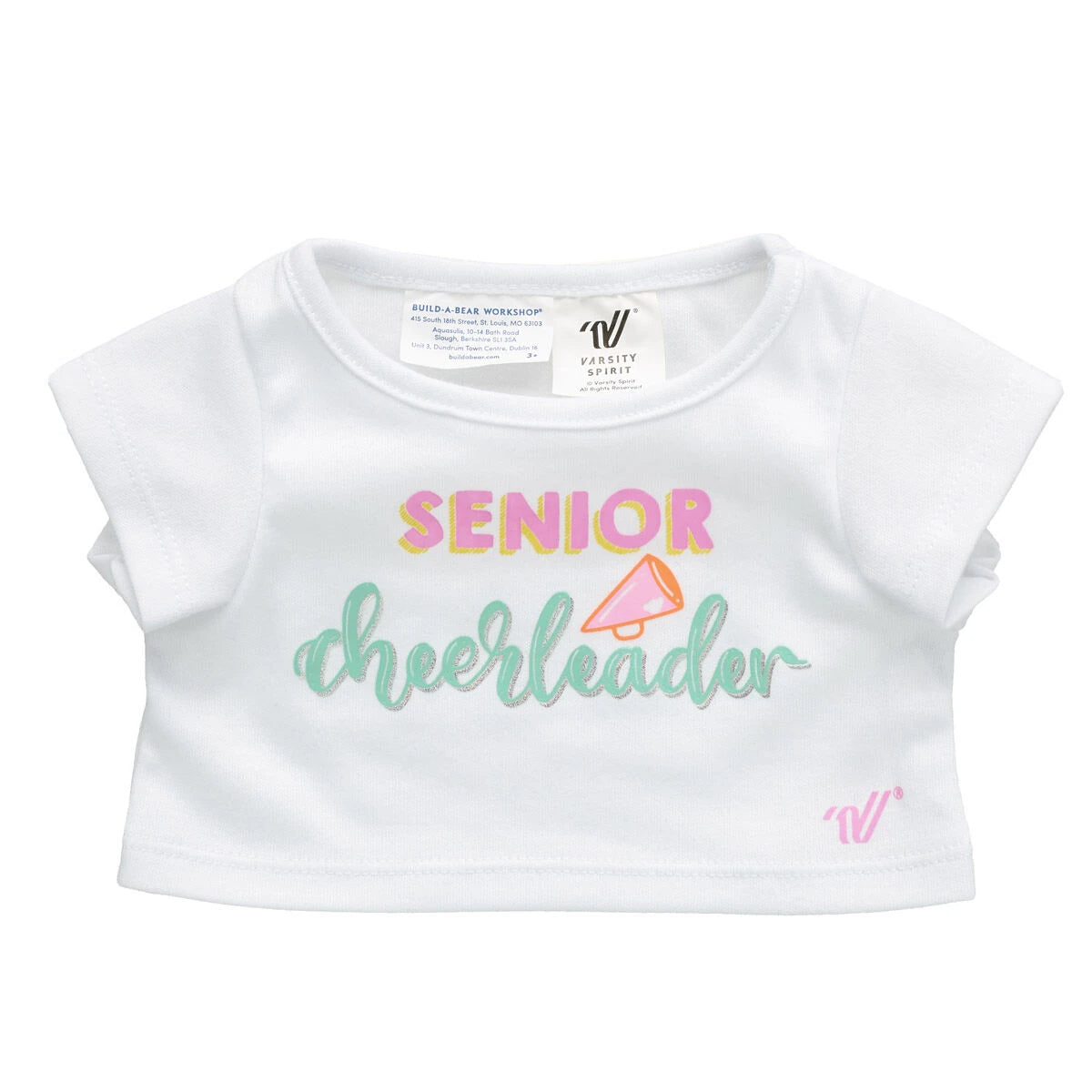 Online-Only Varsity Spirit Senior Cheerleader Tee | Build-A-Bear® - US 2480