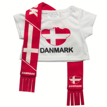 Denmark Scarf &amp; T-Shirt Set | Build-A-Bear - US 3826