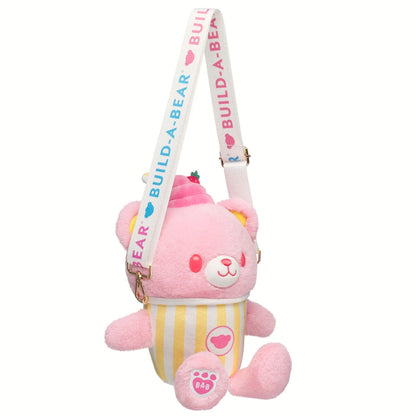 Strawberry Lemonade Bear Slushie Plushie w/ Carrying | BAB - US 2998