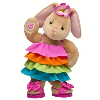 Pawlette Bunny Summer Ruffle Dress Gift Set | Build-A-Bear - US 8469