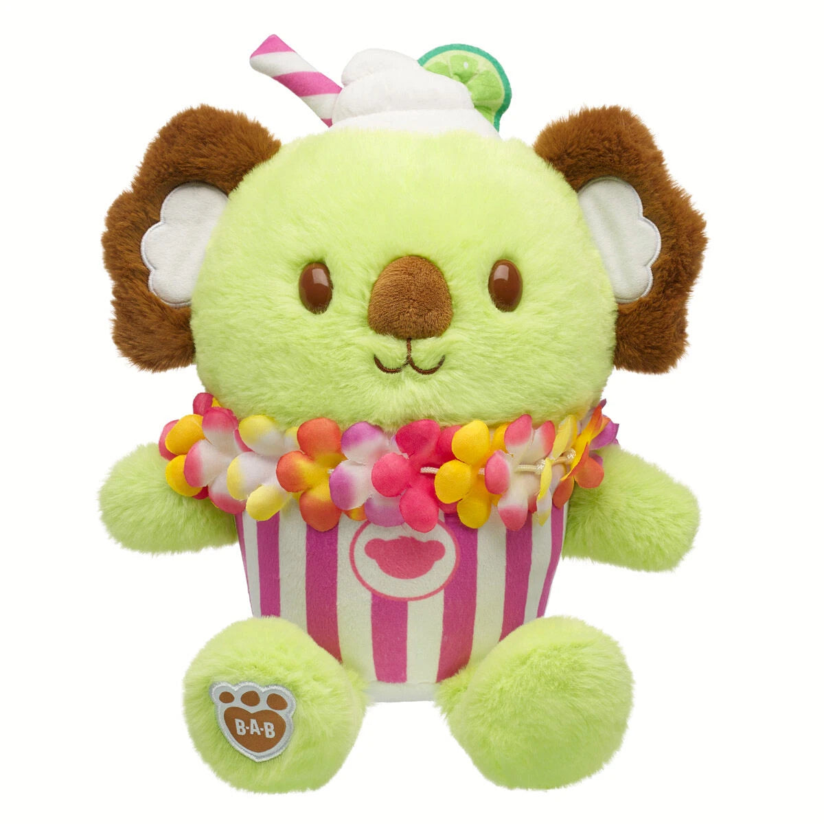 Coconut Lime Koala Slushie Plushie w/ Lei Necklace | BAB - US 0786