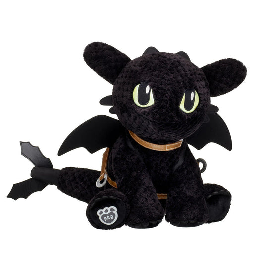 How to Train Your Dragon Toothless Plush &amp; Saddle | Build-A-Bear® - US 8509