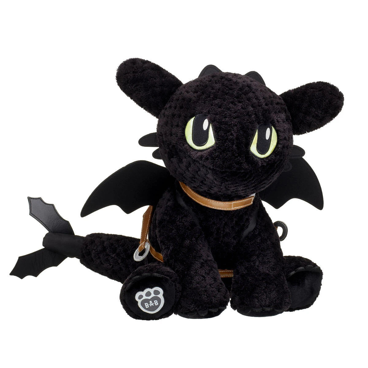 How to Train Your Dragon Toothless Plush &amp; Saddle | Build-A-Bear® - US 8905