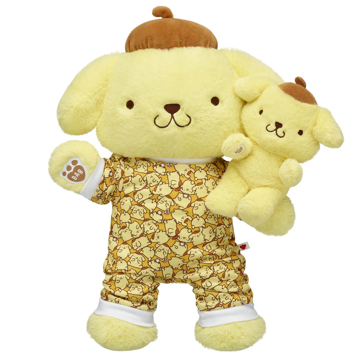 Sanrio® Pompompurin™ Plush with Mini Bean® | Build-A-Bear® - US 4003