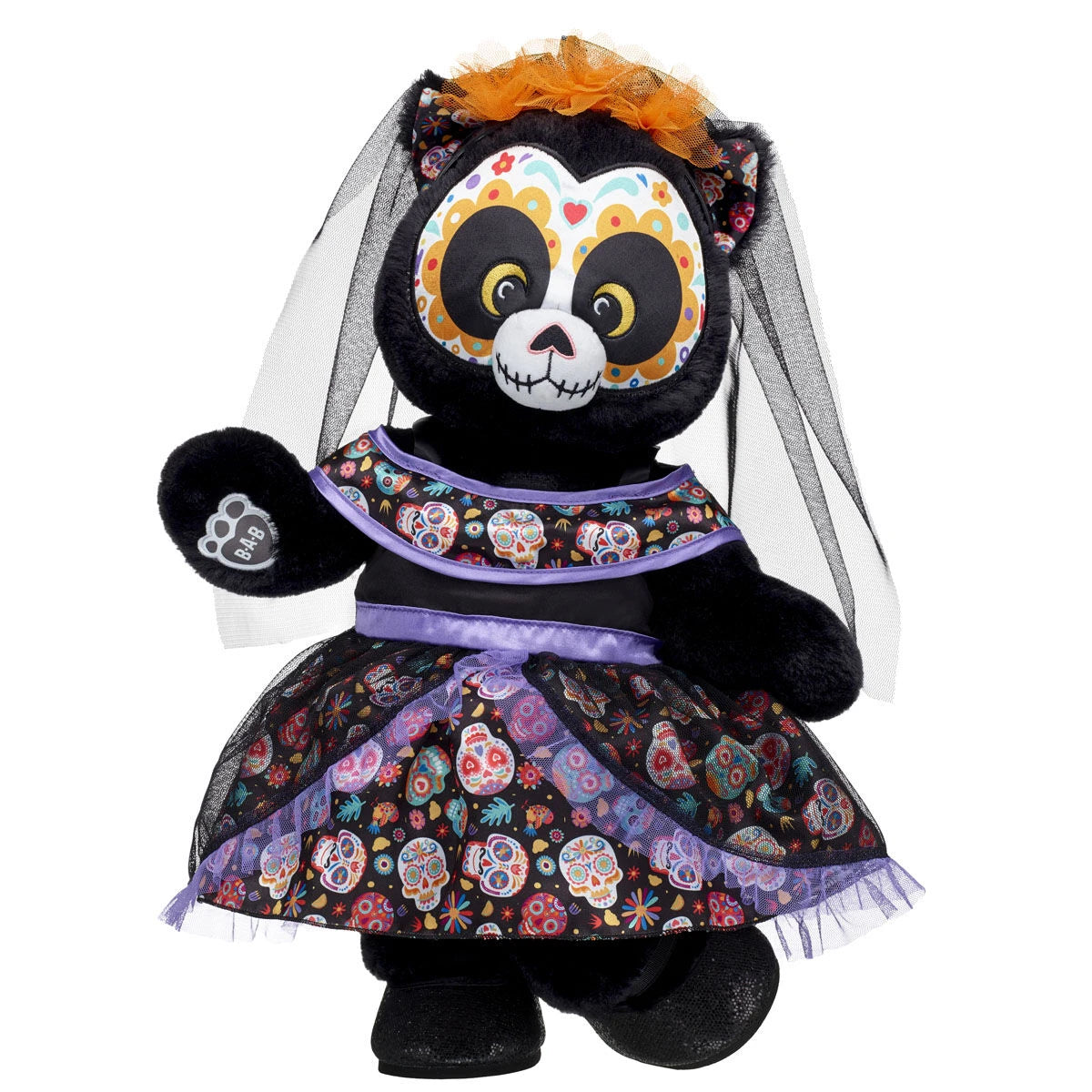 Día de los Muertos Cat Plush Dress Gift Set | Build-A-Bear® - US 7666