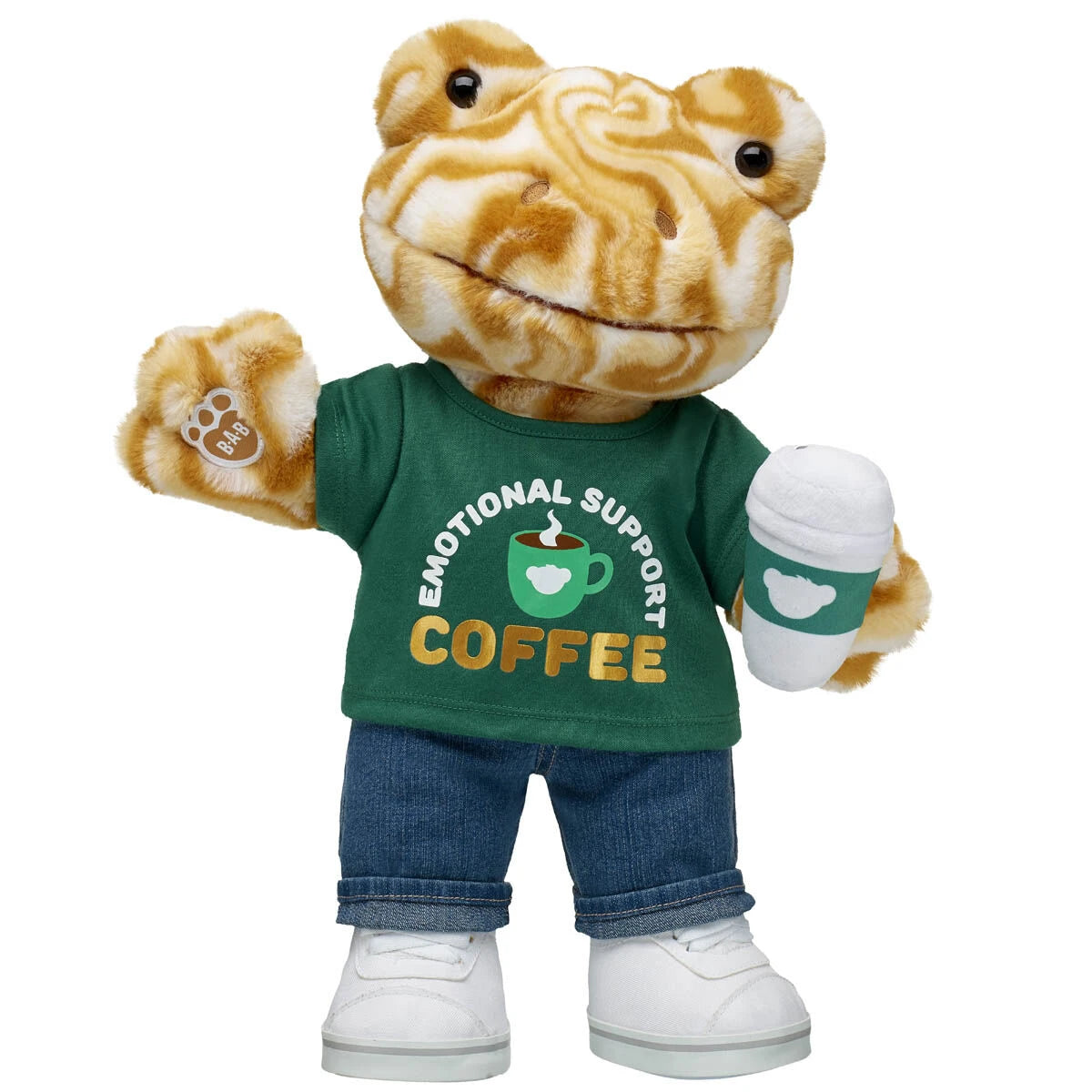 Frappe Frog Stuffed Animal Emotional Support Set | Build-A-Bear® - US 9584