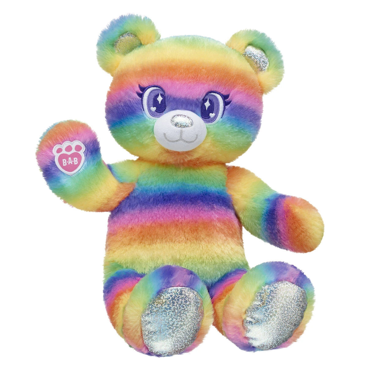 Rainbow Stripes Teddy Bear Gift Set | Build-A-Bear - US 4918